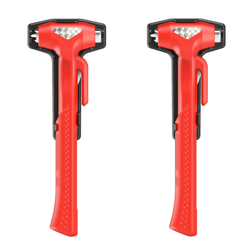 Car-mounted large car safety hammer car bus bus escape life-saving hammer long handle emergency window breaking tool