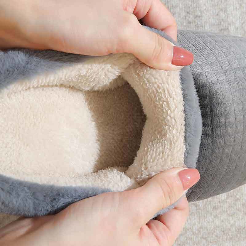 棉拖鞋男款冬天TPR居家用保暖室內穿厚底防滑老人簡單毛絨女托鞋