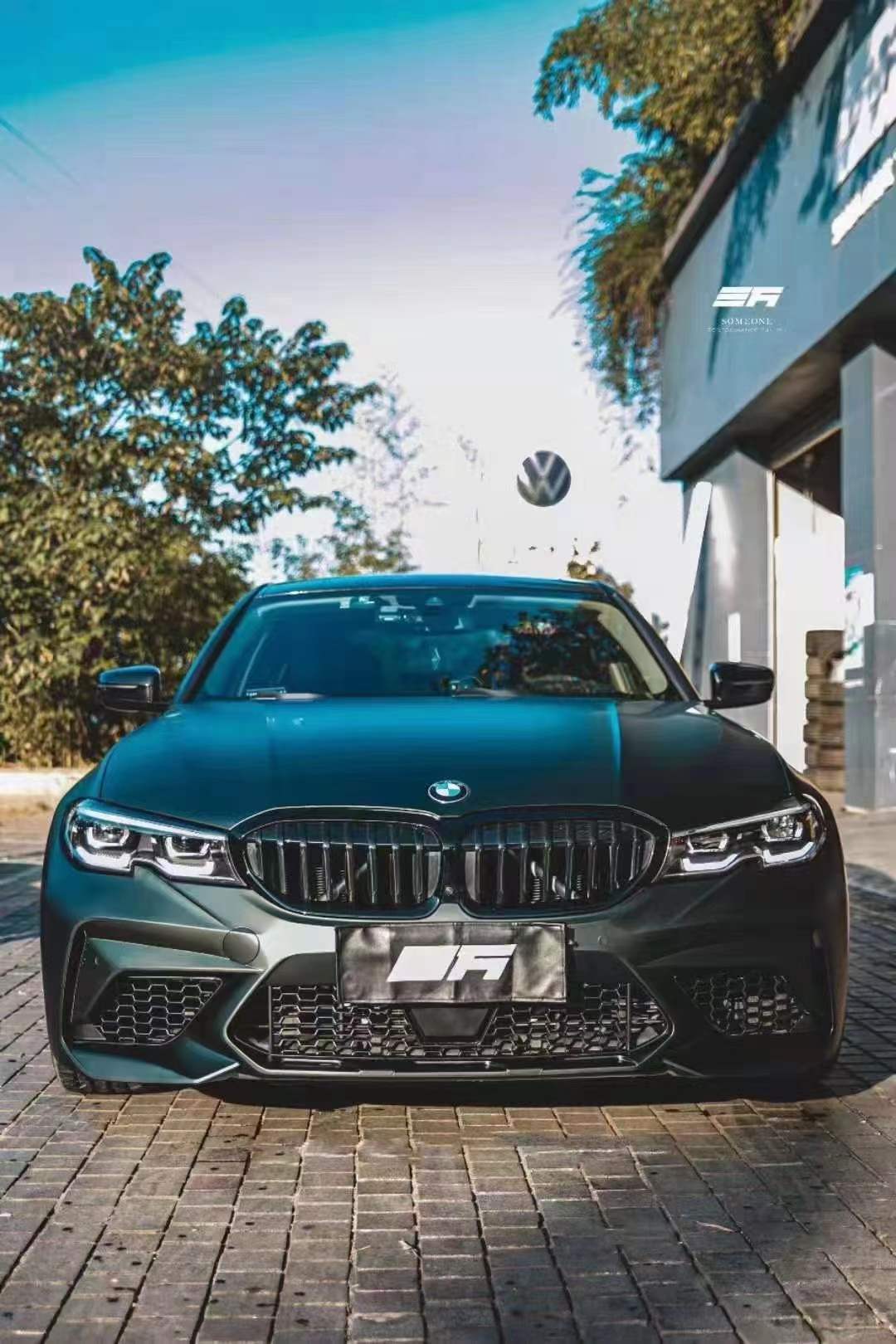 Suitable for Bmw 3 Series 20-22 Models M3C Front Bumper Assembly Modification Large Body Kit G20G28 Sports Front Lip Kit