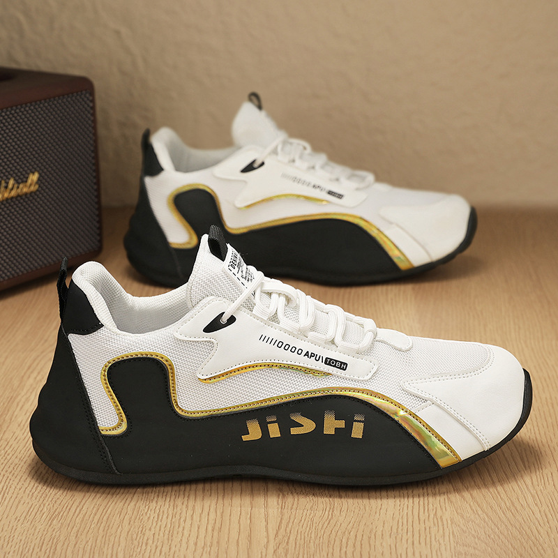 Los hombres se pueden usar en las cuatro estaciones 2025, transpirables y cómodos, nuevos zapatos deportivos casuales de moda de todo fósforo para hombres