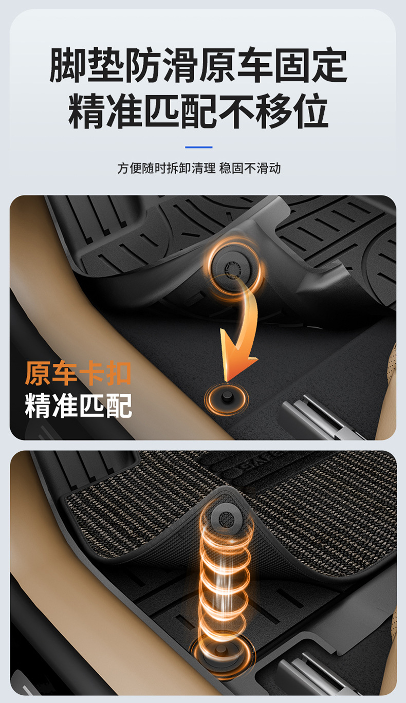 Suitable for the Xiangjie S9T Special Vehicle, All-Weather Tpe Car Floor Mats, Trunk Mats, and Car Accessories