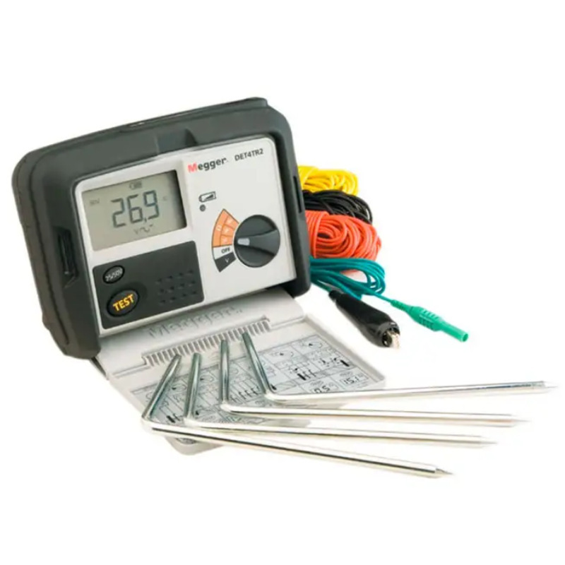 Megger品牌DET4TR2型接地电阻测试仪 专业水电工程测量