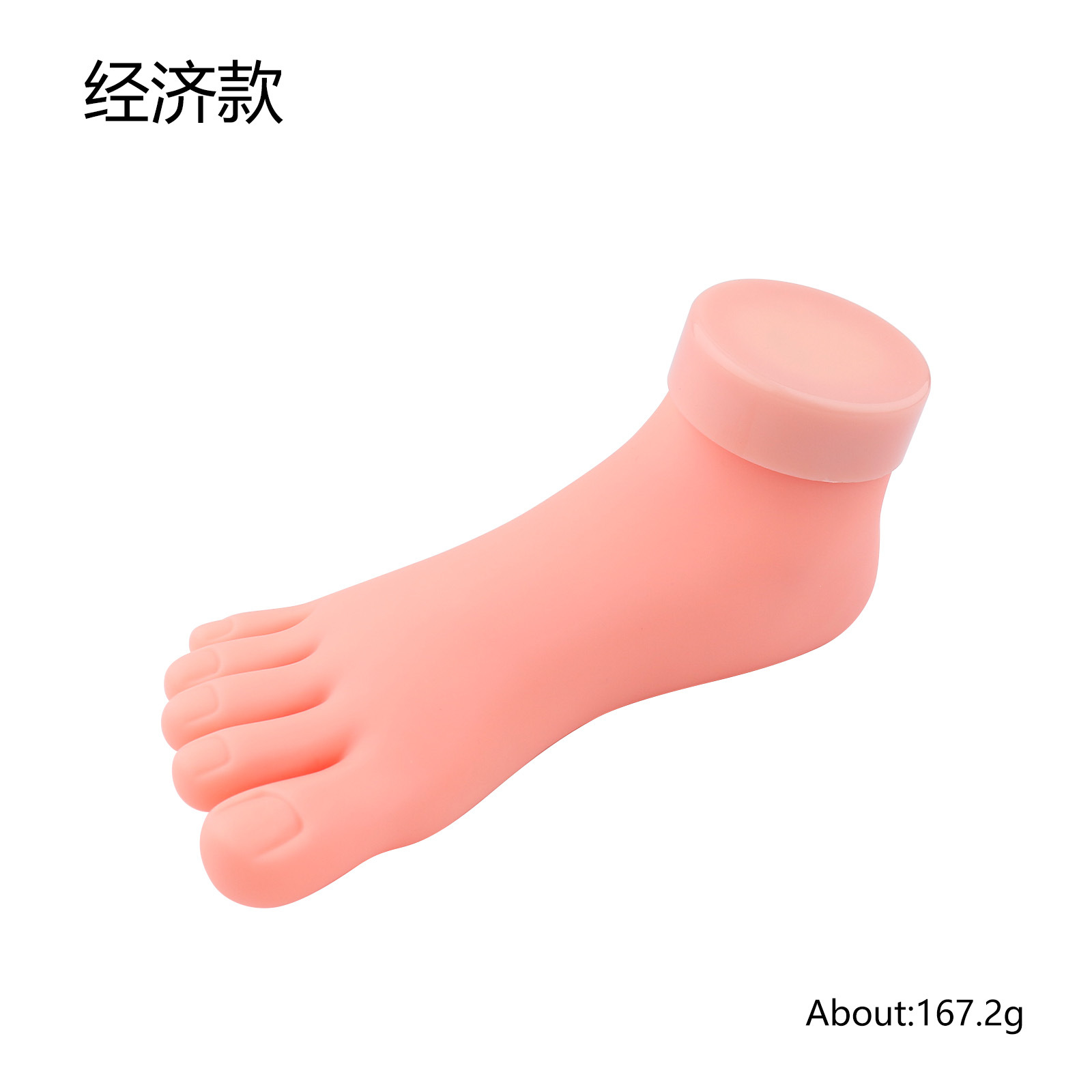 Modelo de mano protésica para práctica de manicura con dedos flexibles, posicionamiento móvil, puede insertar puntas de uñas, realista y flexible.