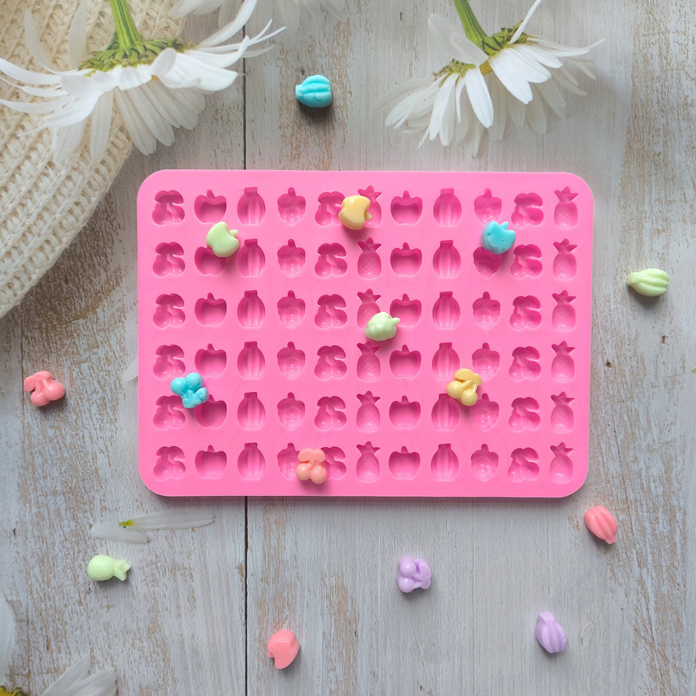 66 Fruit Pineapple 329 chocolate molde de silicona adecuado para molde de dulces molde de horneado de galletas DIY