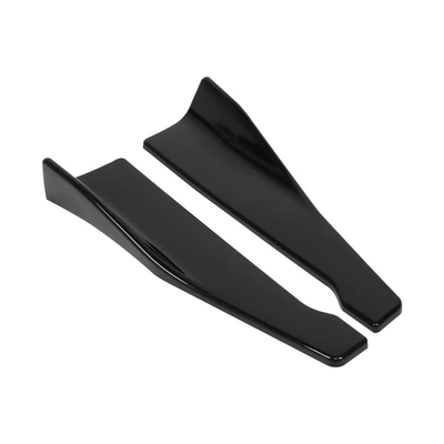 Car Accessories Modified Universal Rear Corner Protection Plate 48cm Bright Black Car Universal Rear Shovel Rear Corner Decoration (Big Surrounded) - glossy-black-bag