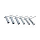 Direct supply steel pipe stamping hexagon socket galvanized T-socket wrench simple integrated pressure rod casing wrench tool