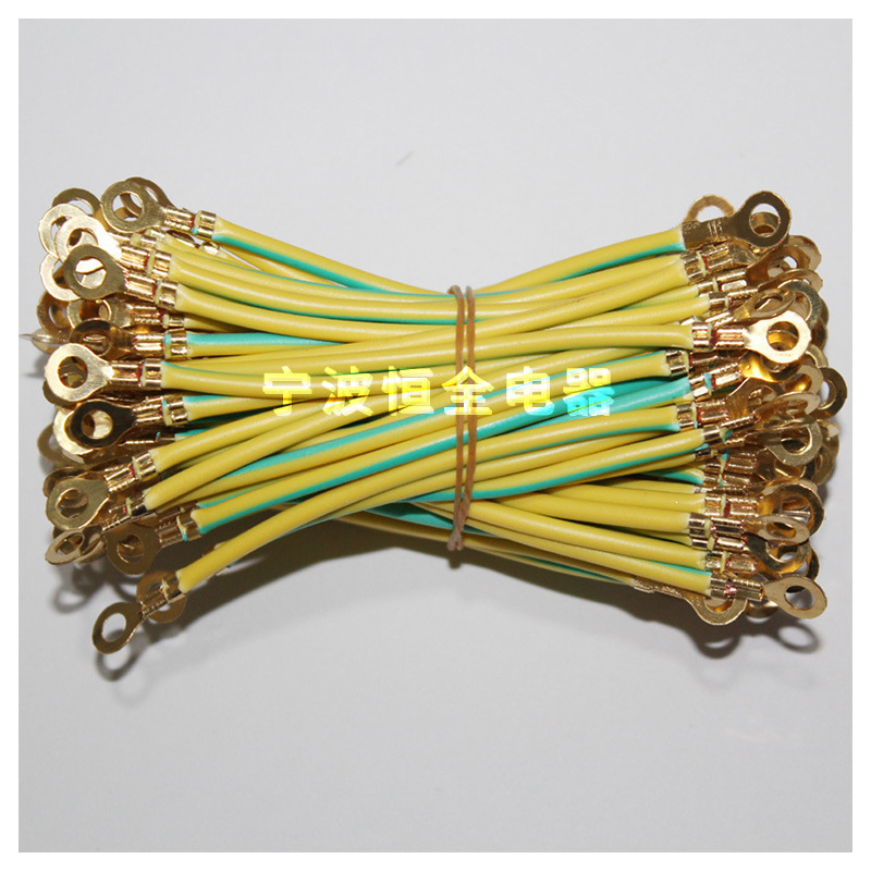 硅胶线束端子电子线材高温连接接地线杜邦导线汽车红黑排线加工厂