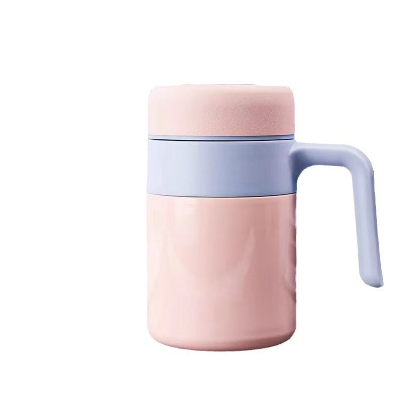 New Insulated Cup With Stainless Steel Top Quality Liner, Tea-Water Separation, Suitable For Business Office Use, High Aesthetic_voghion.com
