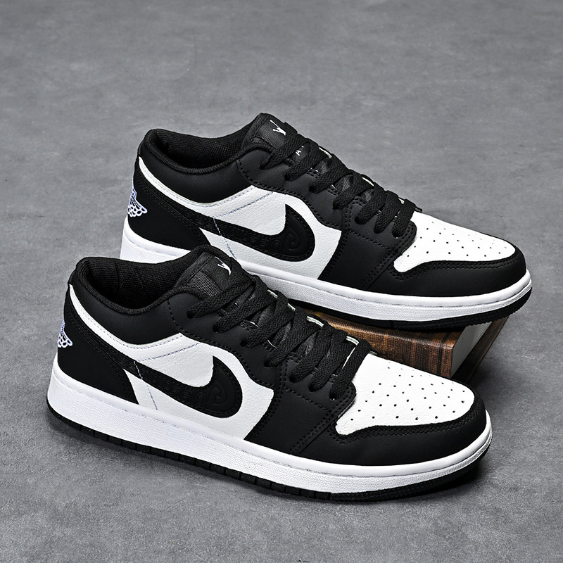 Aj1 Men's Shoes Student Sports Casual Low-Top Sneakers Black Smoke Gray Skateboard Shoes Aj1 Couple Women's Shoes with Friction Sound Aj1 Men's Shoes Student Sports Casual Low-Top Sneakers Black Smoke Gray Skateboard Shoes Aj1 Couple Women's Shoes with Friction Sound