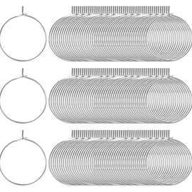 200件圆形耳环圈9字耳环可打开开口圈 吊坠串珠环珠宝制作套件