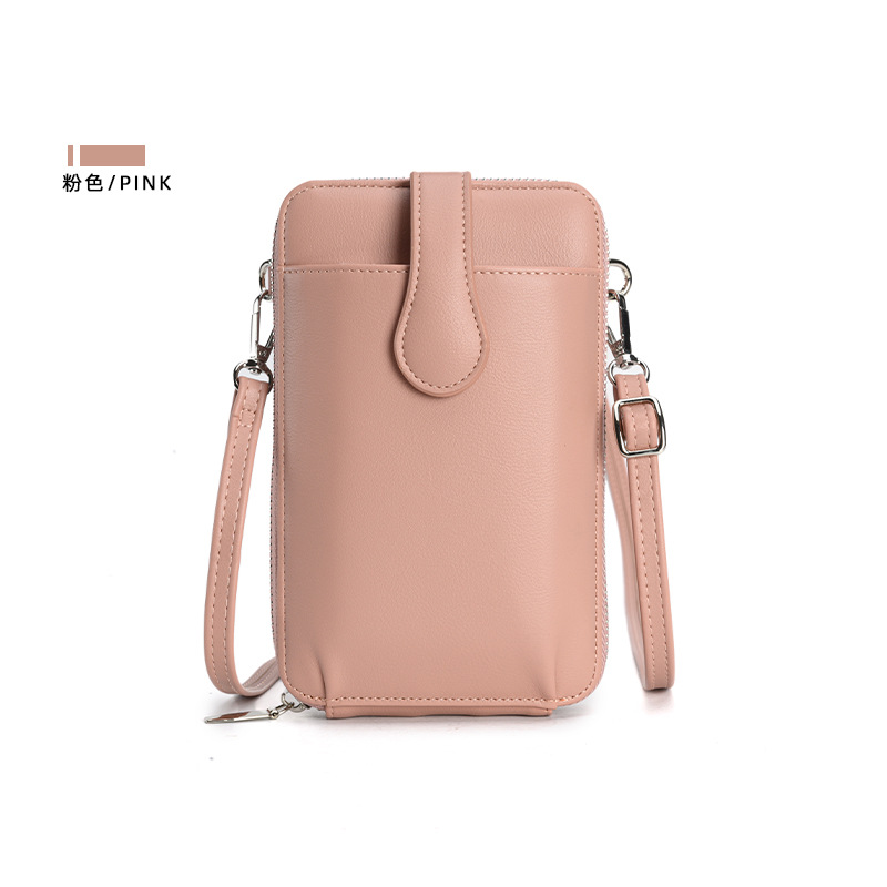 2024 nueva hebilla de cinturón de mujer bolso de teléfono móvil monedero multifuncional ins estilo coreano bolsa de mensajero de hombro de gran capacidad
