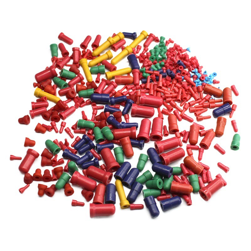 Поставка высокотемпературной устойчивой через отверстие резиновая заглушка гальваническим анодированный силиконовый штекер полый силиконовый штекер