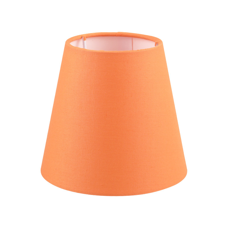 Nueva etiqueta plana Pantalla de fábrica al por mayor de lino lámpara de mesa lámpara de pie pantalla sala de estar dormitorio accesorios de la lámpara de tela