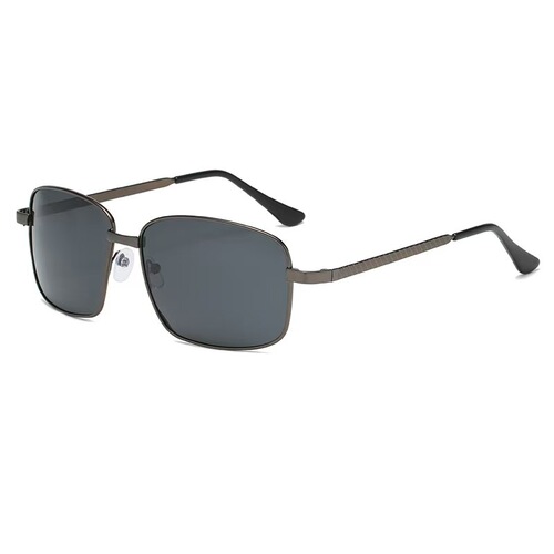 Fishing glasses with ticket color-changing polarized square sunglasses UV protection driving cycling sunshades for men