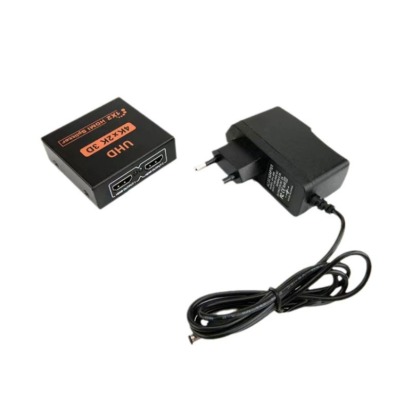 Двухразъемный HDMI-распределитель с одним входом и двумя выходами, резьба 1-2, звук и видео, один вход, два HDMI высокого разрешения масштаба