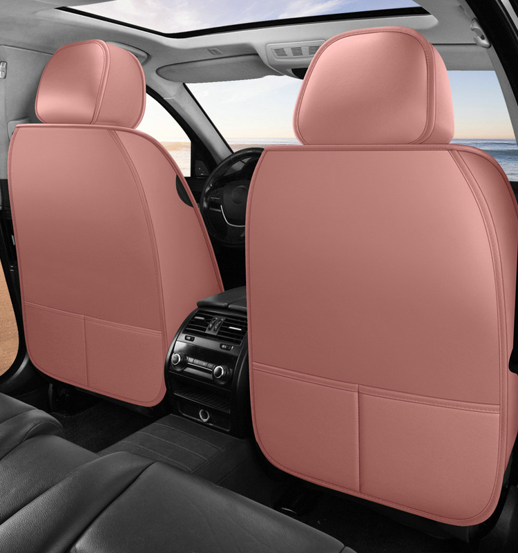 Five-Seat Car Seat Cushions, Fully Enclosed, Suitable for All Seasons, Full Leather Car Seat Covers, Wear-Resistant and Dirt-Resistant Leather Car Seat Cushions