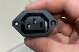 Enchufe de cola de PIN estándar nacional asiento masculino enchufe de alimentación de CA AC-04 agujero de tornillo coche eléctrico cocina de arroz socket chasis image 8