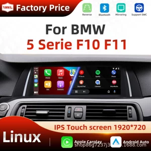 BMW 5 Seriyası F10 üçün 10.25 düyməlik Carplay Naviqasiya Pleyer