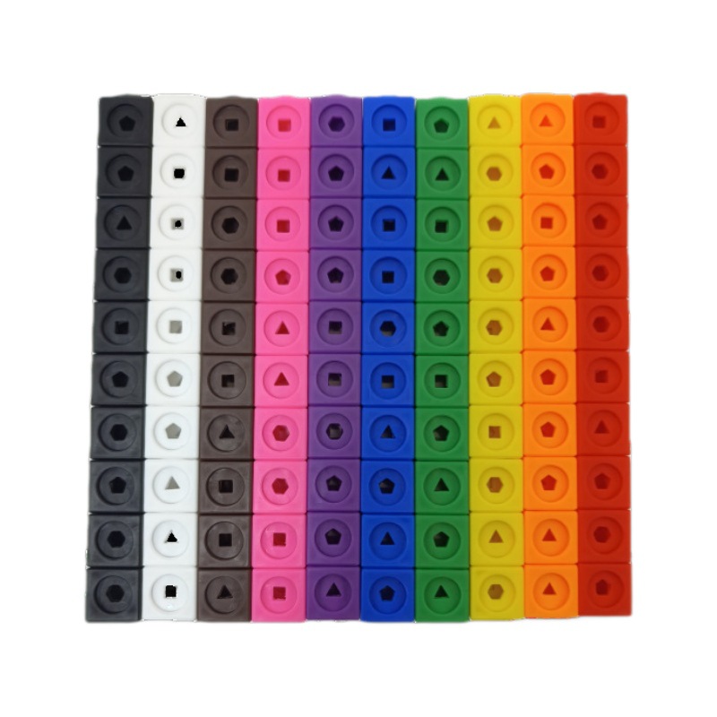 Bloques de construcción de bloques mágicos bloques de conexión gráficos bloques de construcción tridimensionales bloques de construcción de tarjetas cubo material didáctico matemáticas juguetes educativos