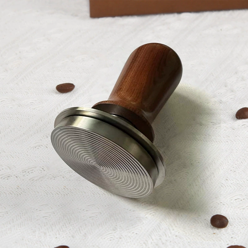 (Cross-border trading), coffee elastic handle stainless steel from natural wood, teaches balance
