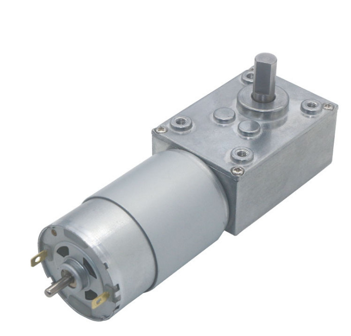 工厂供应58SW 大功率 自锁 涡轮蜗杆减速器电机555碳刷电机