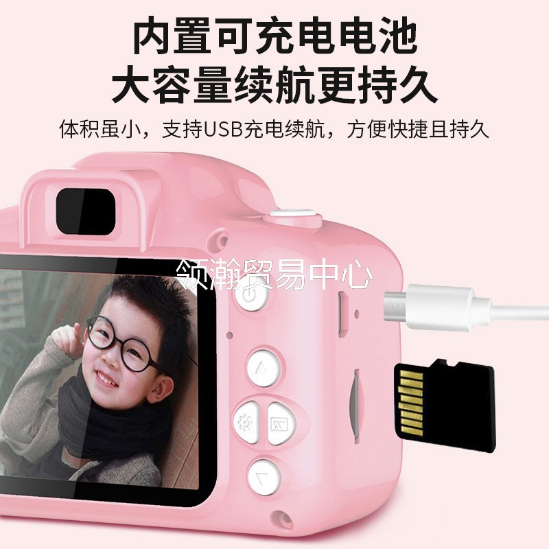 Juguetes de cámara para niños, foto, impresión de alta calidad, grabación de video, cámara de regalo de cumpleaños para bebés