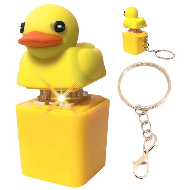 Cross-Border Hit Product That Quacks Quacking Duck Fidg Little Yellow Duck Stress Relief Sound Keychain Cross-Border Hit Product That Quacks Quacking Duck Fidg Little Yellow Duck Stress Relief Sound Keychain