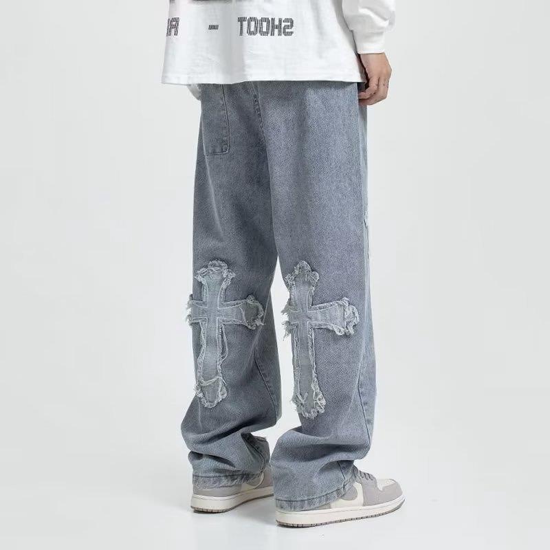 Men Trousers Cross Mens Loose Jeans Pant...