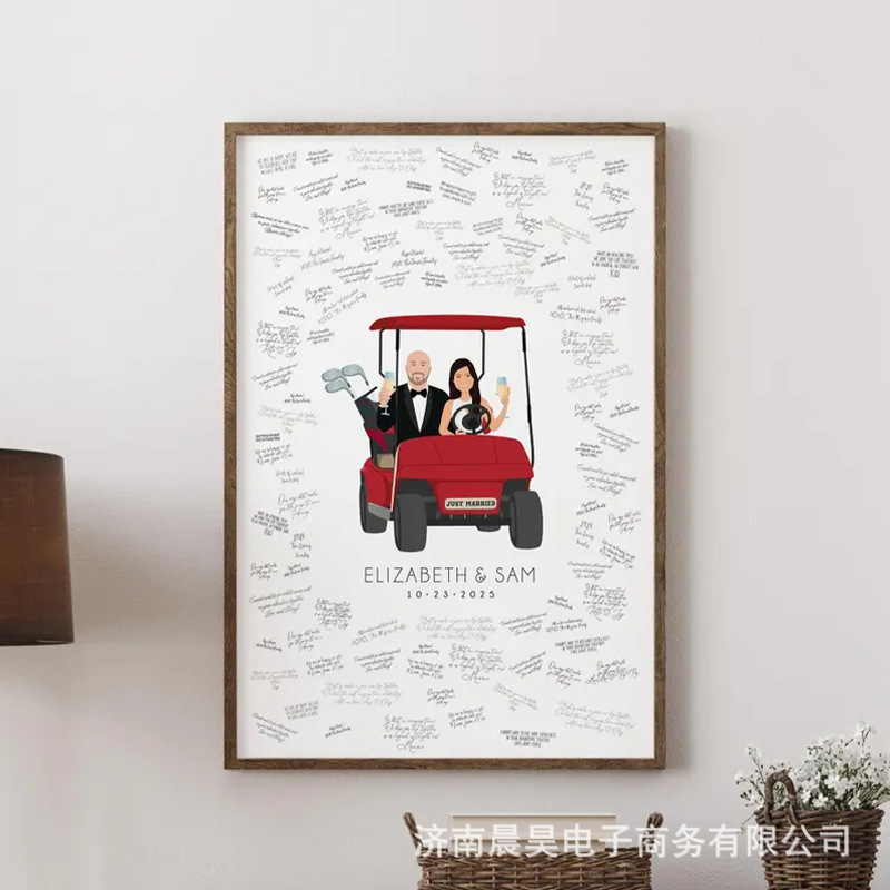 Wedding Photo Frame Personalized Fashion Style Portrait Multiple Frame Colors Available Home Decor Party Atmosphere Decoration