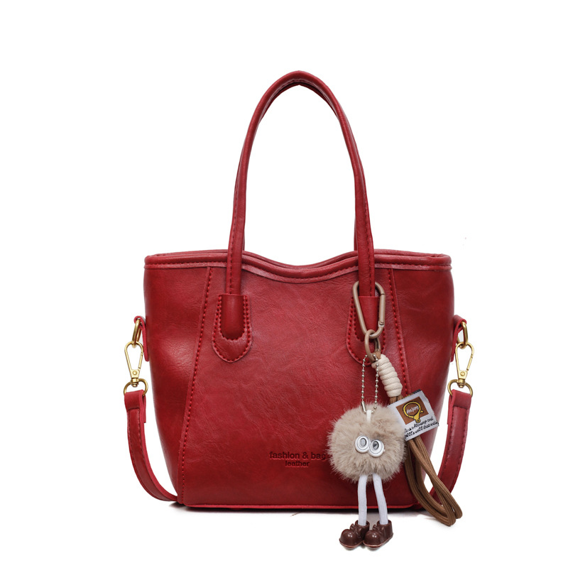 Bolso retro transfronterizo de alta calidad bolso de cubo de agua para mujeres otoño y invierno 2025 nuevo estilo versátil bolso de hombro bolso de moda