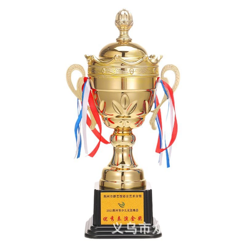 Креативная металлическая трофейная чашка/трофей? Шайба? Need translation: The input: "Creative metal trophy Basketball Badminton Football Student Sports Games General Tale Medal Memorial Factory"