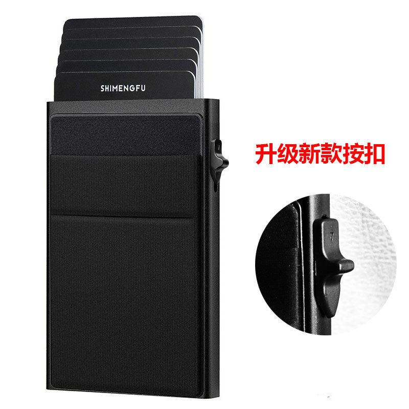 Minimalist pop-up cardholder, RFID-blocking, anti-theft, and wireless radio frequency identification credit card holder, ultra-thin credit card holder
