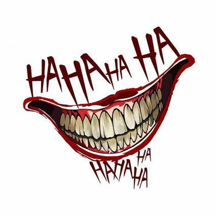 Внешняя торговля, хит продаж, HAHAHAHA, рот клоуна, граффити, наклейка для автомобиля и мотоцикла, модифицированная персонализированная наклейка на зуб Саске