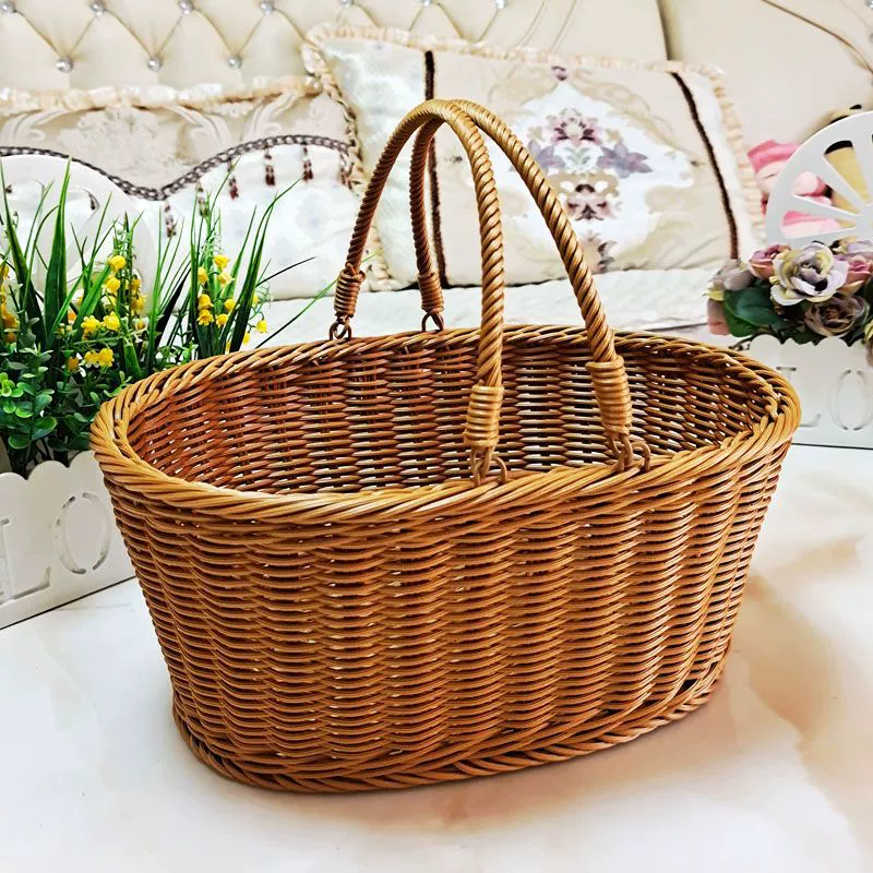 Handheld storage basket, woven storage system, pack, Birthday gift