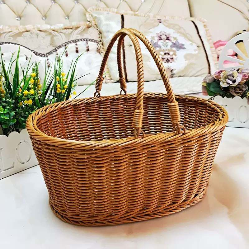 Handheld storage basket, woven storage system, pack, Birthday gift