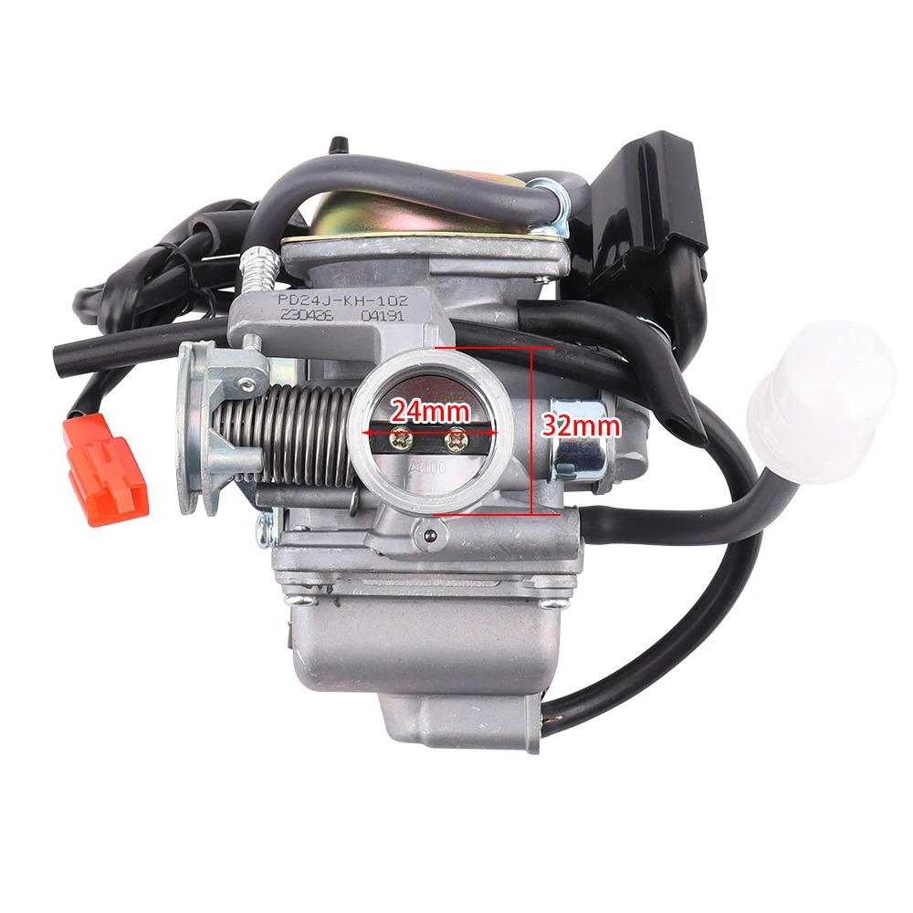 Pd24J Carburetor 24mm Suitable for Atv Beach Car Scooter Gy6 125Cc 150Cc