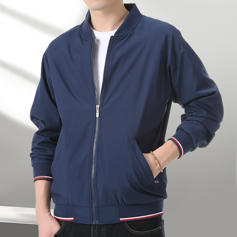 Autumn and Winter Velvet Baseball Collar Casual Jacket Men's Trendyy Warm Thickeneded Jacket 2025 Sports and Leisure Windbreaker