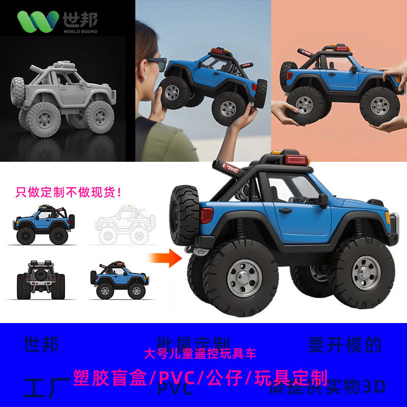 Large Remote Wireless Remote Control Car Camera Four-Wheel Drive Car Model Electric Toy Car Custom Processing