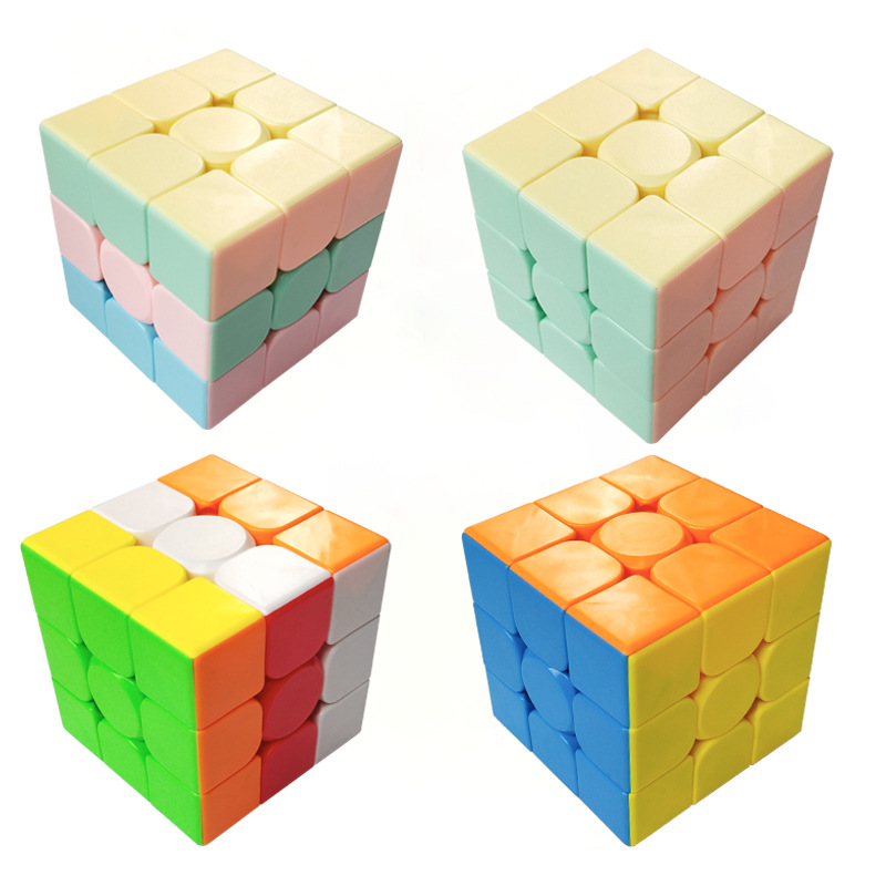 Cubo Rubik para niños de tercer nivel de competencia, cubo Rubik intelectual para desarrollar juguetes inteligentes de poder cerebral al por mayor juguetes para principiantes