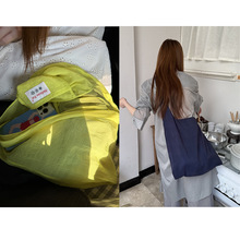 helloooeat acc 大容量帆布包2025春季新款韩版简约百搭斜挎包女