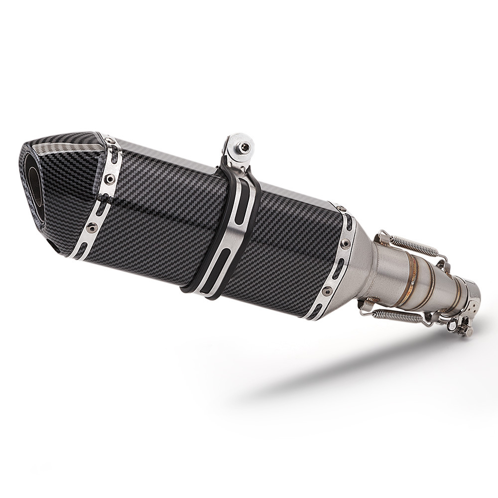 Suitable for Motorcycle Z250 Exhaust Pipe Modification Z300 Stainless Steel Middle and Tail Section Set 2012-2016