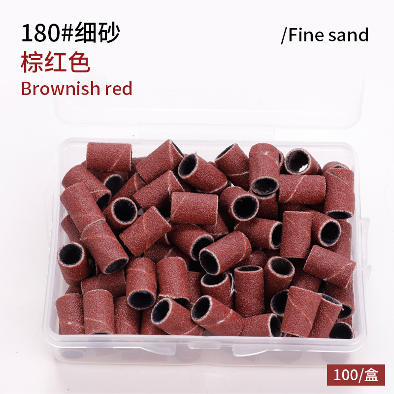 Transfronterizos para nuevos productos de molienda de uñas de alta calidad, molienda de anillo de arena 80#120#180#100 cápsulas / paquete en stock