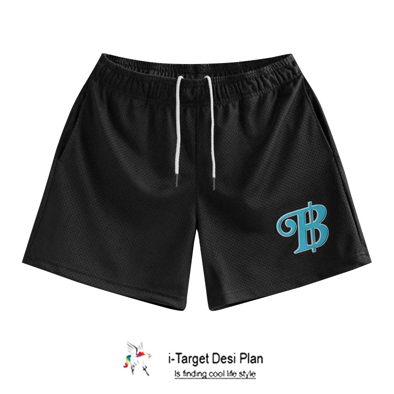 Cross-border men's and women's American basketball sports mesh shorts, capri pants, beach shorts, running training quick-drying shorts