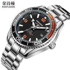 跨境金詩頓海馬名表高檔腕錶全自動機械錶防水運動手錶批發男表