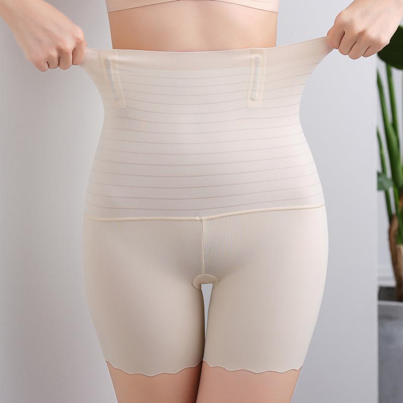 2023 Boxer Postpartum Seamless Breathable High Waist Body Shaping Pants Butt Lifting Belly Controlling Pants Women’s Ice Silk Panties One Piece Wholesale