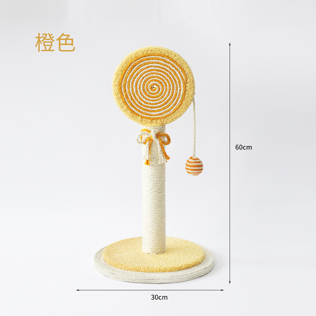 Lollipop gato agarrar tablero resistente al desgaste no descascar gato agarrar post gato afilar garras juguetes comercio exterior transfronterizo spot envío rápido
