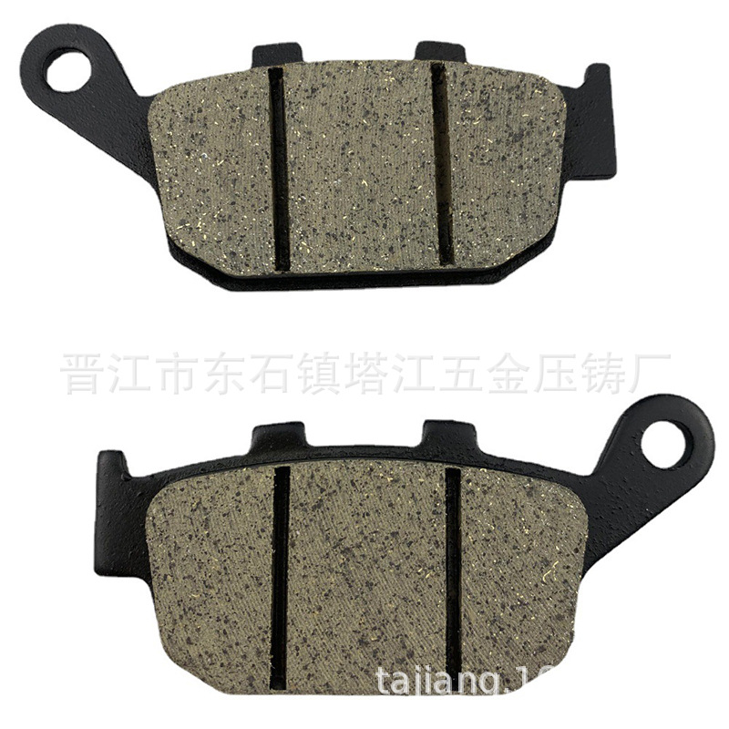 Fábrica al por mayor de la motocicleta de pastillas de freno CBR 250 GW de disco de la rueda trasera pastillas de freno base de cobre