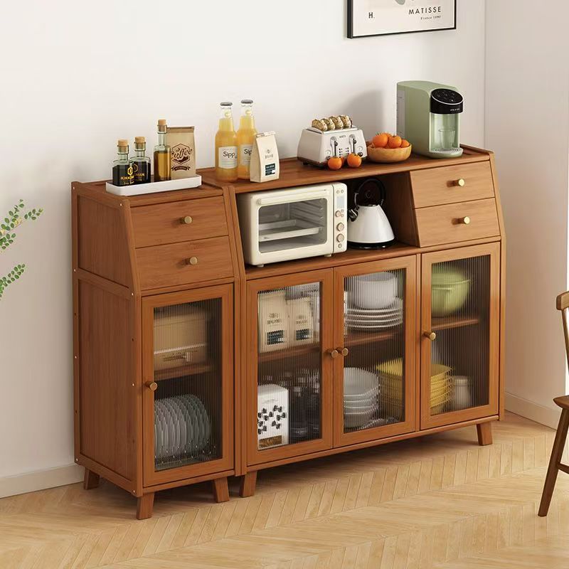 Gabinete de cocina multifuncional contra la pared, cocina simple, varios armarios de artefactos mágicos, comedor casero moderno.