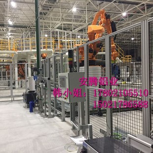 Shiyan Aluminum Profile Fence Manufacturer Robot Fence Transparent Acrylic Safety Fence
