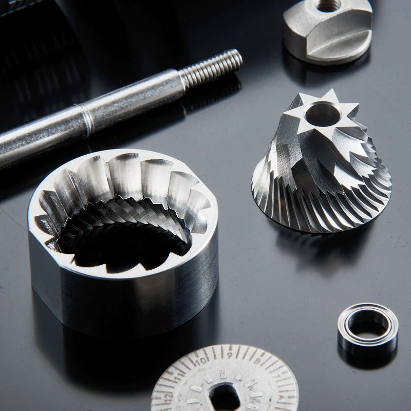 Специальные аксессуары для кофемашины с ручным приводом Семизвездочный нож Шлифовальный диск шлифовальный диск для зерен 420 конический нож из нержавеющей стали 7 углов